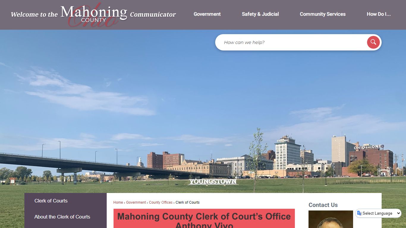 Clerk of Courts | Mahoning County, OH